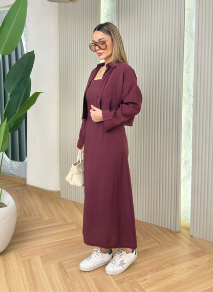 Ensemble Robe Chemise Moderne