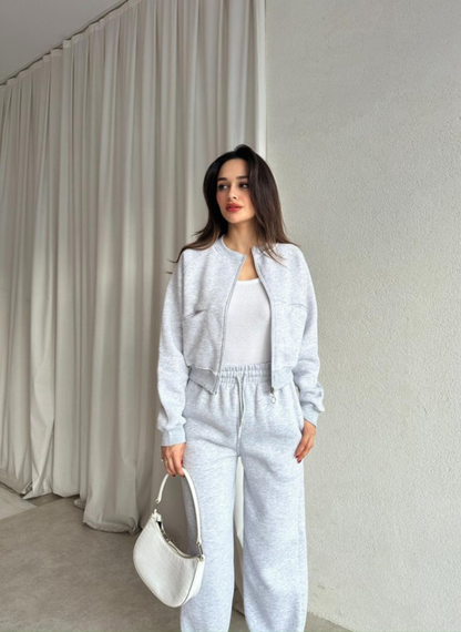 Ensemble sport gris