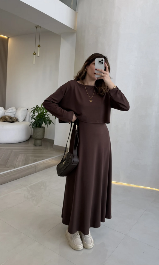 Ensemble Deux Pièces avec Blouse