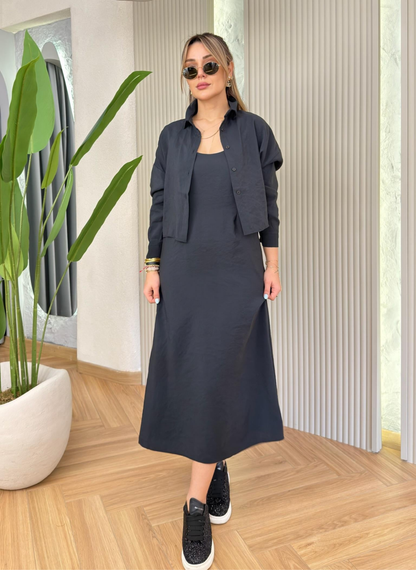 Ensemble Robe Chemise Moderne