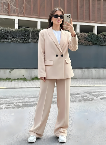 Ensemble Costume Beige